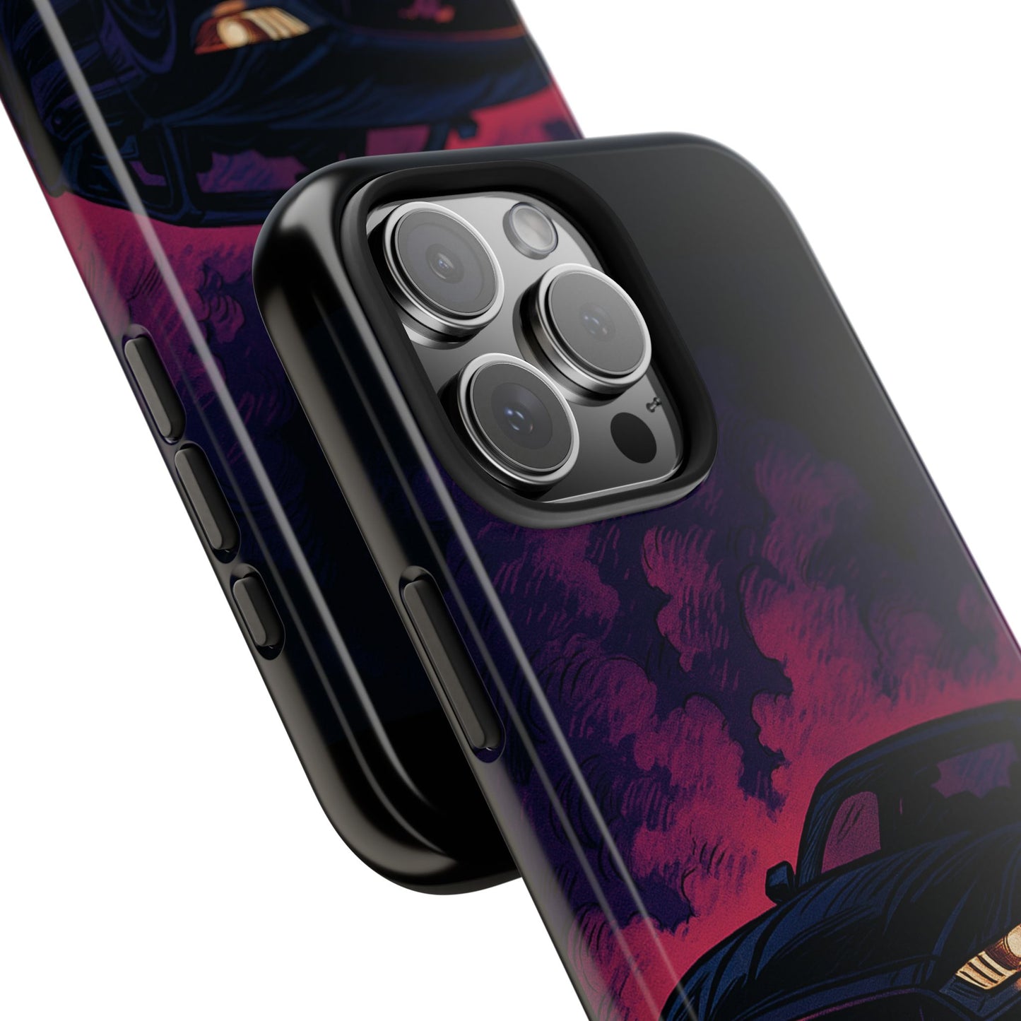 Car Phone Case Mustang/Purple