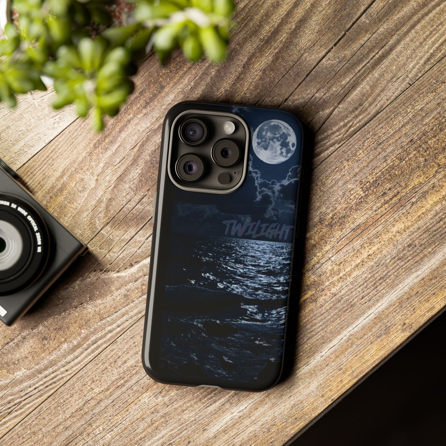 Tough Cases, iPhone Case with Twilight Name, Black, Glossy, Perfect Gift, Very Cool Design, Protective Phone Cover, Personalized Cell Phone