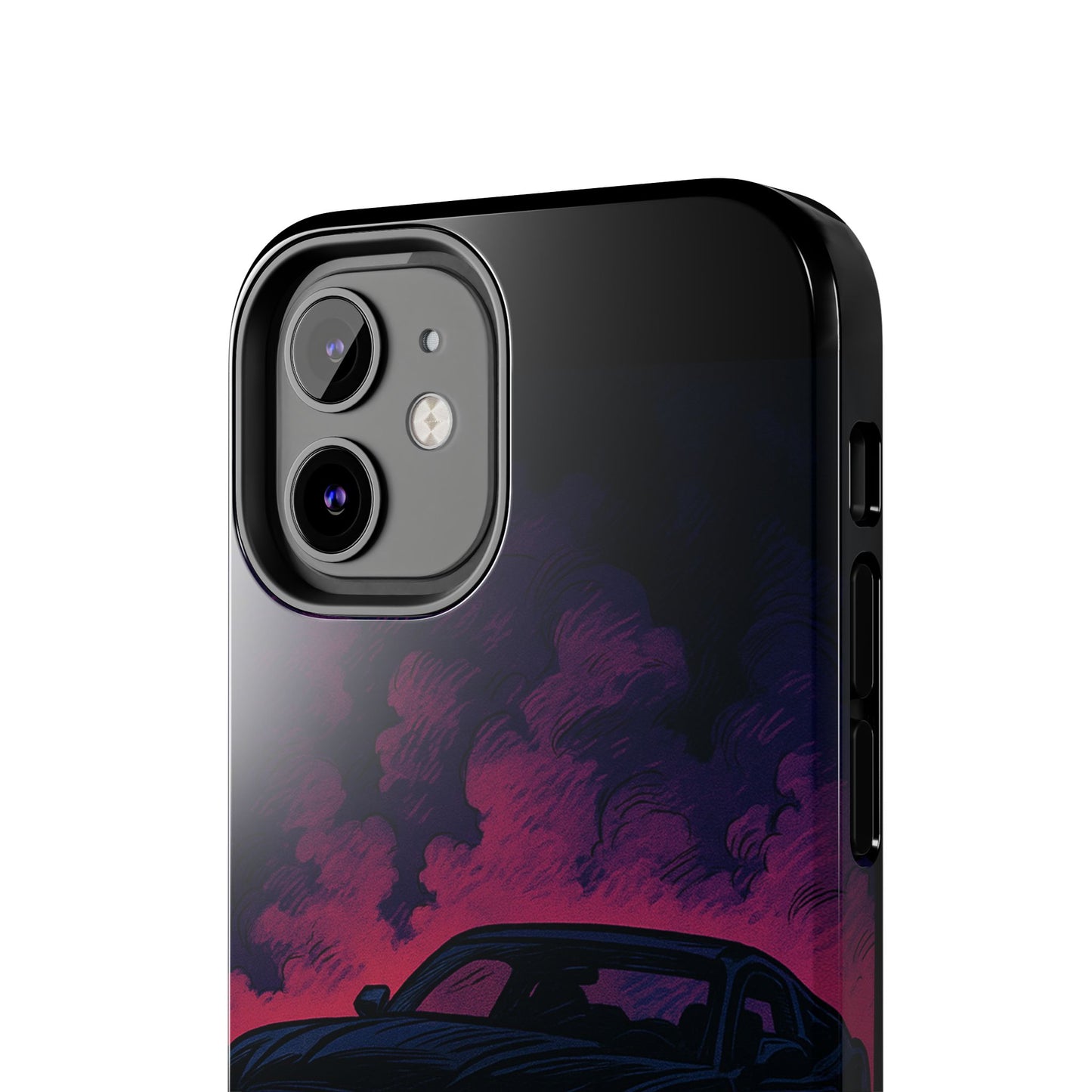 Car Phone Case Mustang/Purple