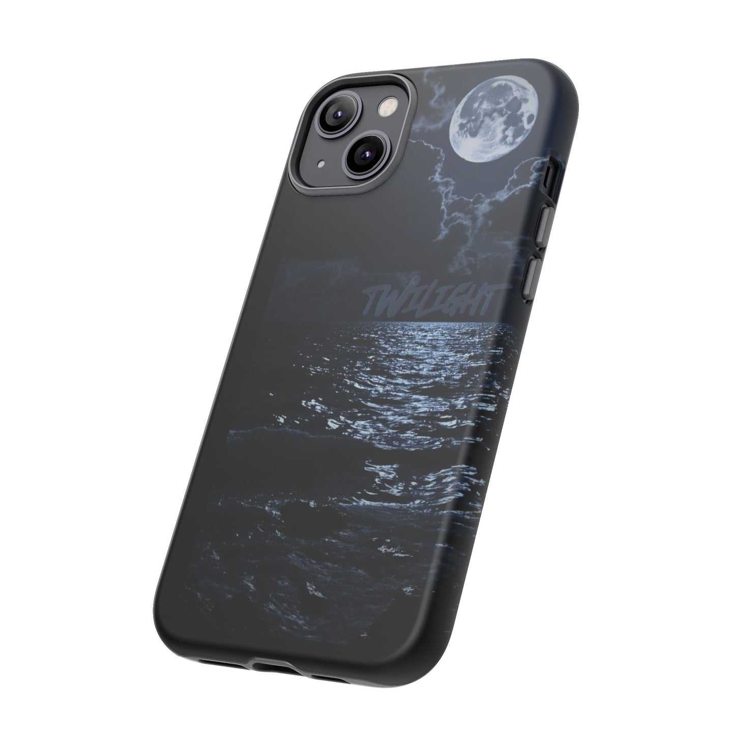 Tough Cases, iPhone Case with Twilight Name, Black, Glossy, Perfect Gift, Very Cool Design, Protective Phone Cover, Personalized Cell Phone