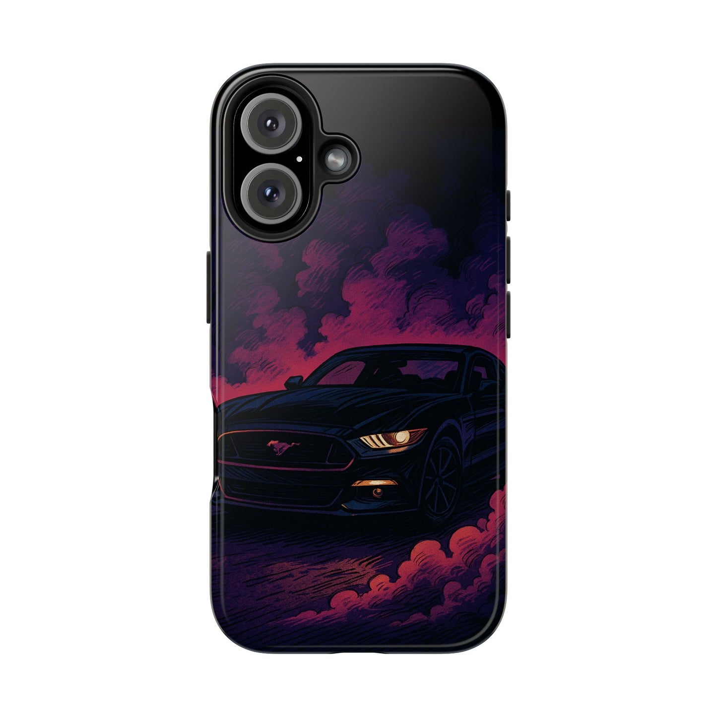 Car Phone Case Mustang/Purple