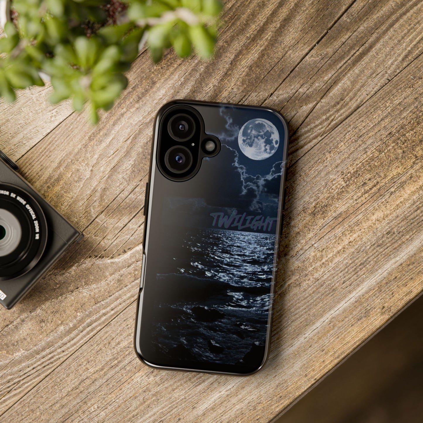 Tough Cases, iPhone Case with Twilight Name, Black, Glossy, Perfect Gift, Very Cool Design, Protective Phone Cover, Personalized Cell Phone