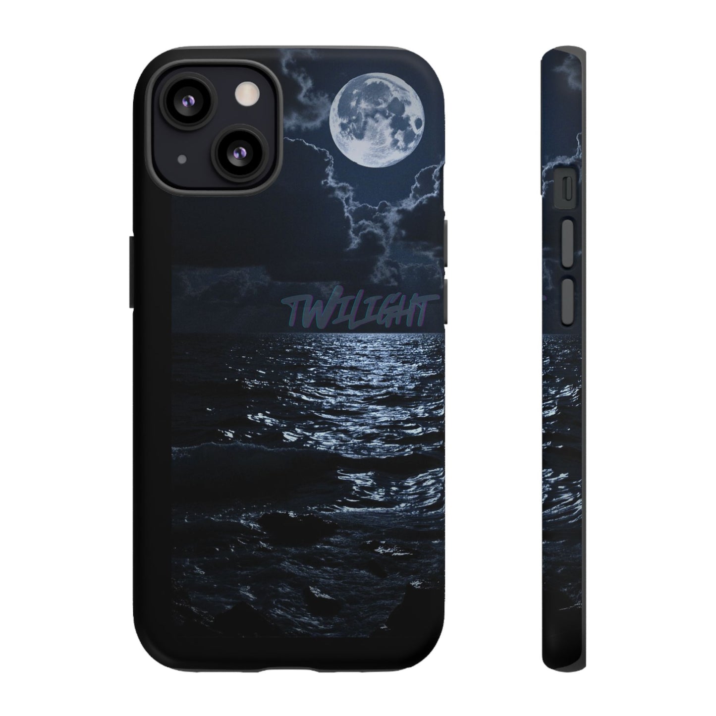 Tough Cases, iPhone Case with Twilight Name, Black, Glossy, Perfect Gift, Very Cool Design, Protective Phone Cover, Personalized Cell Phone