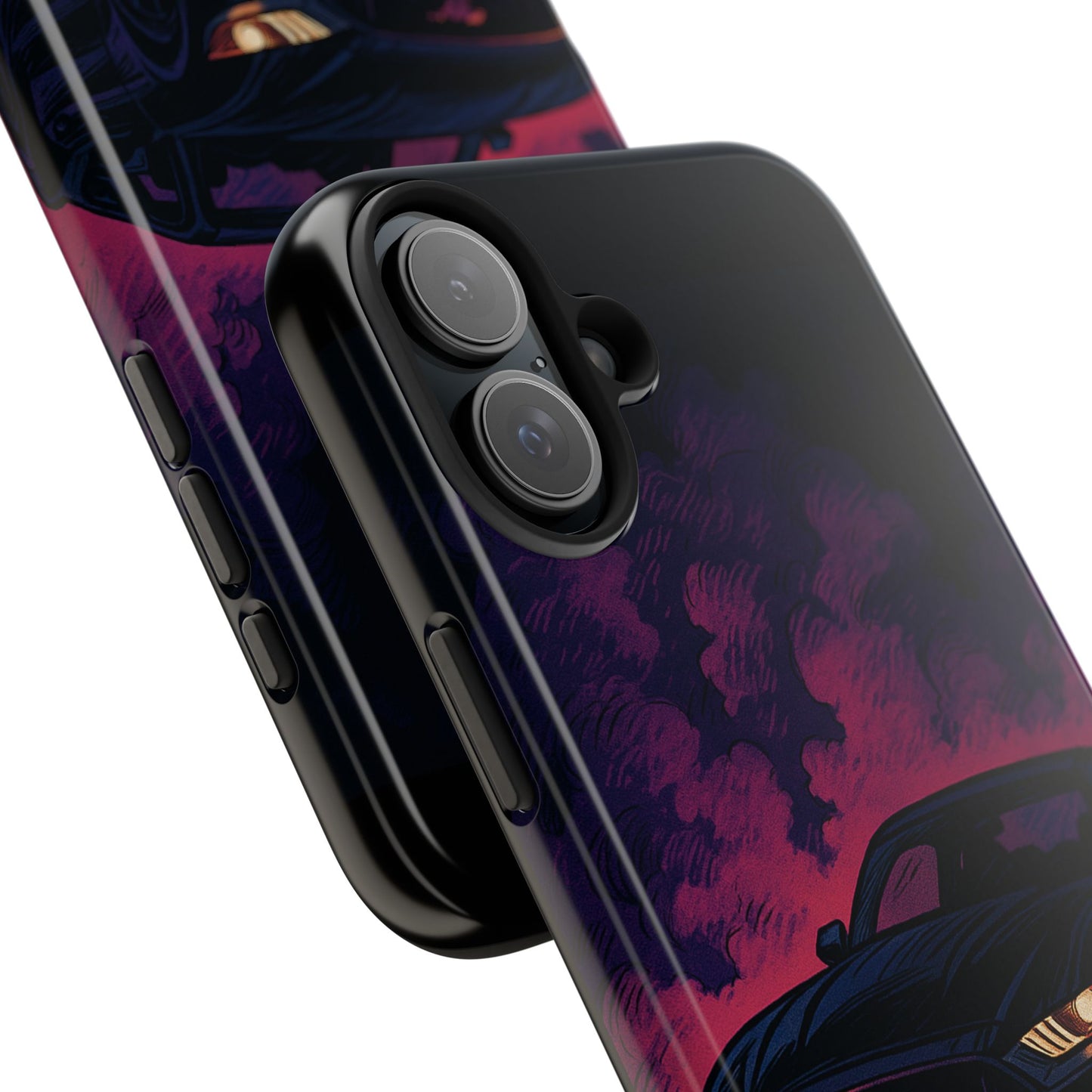 Car Phone Case Mustang/Purple