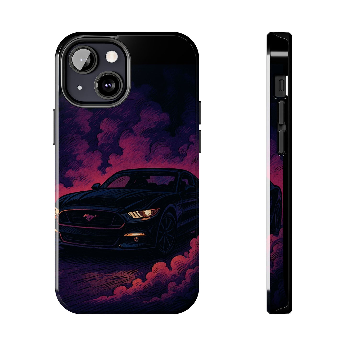 Car Phone Case Mustang/Purple