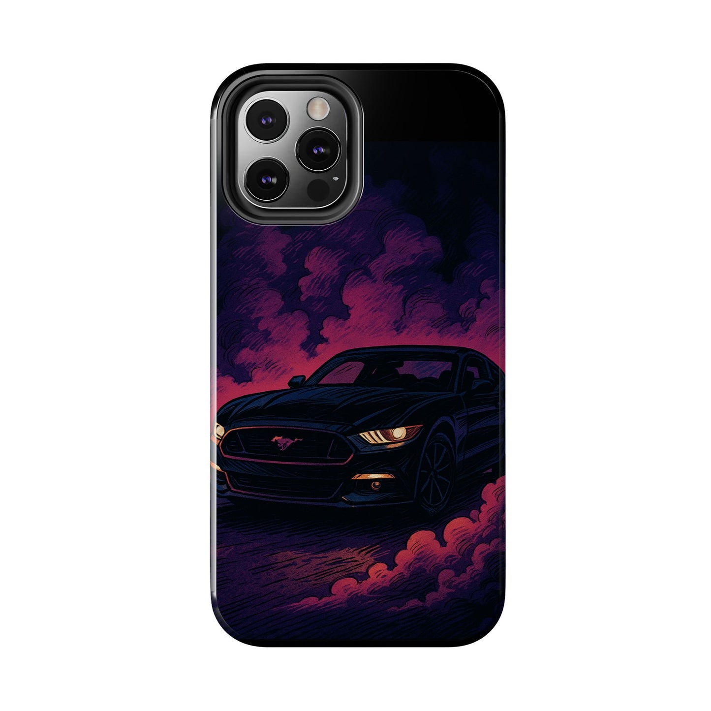 Car Phone Case Mustang/Purple