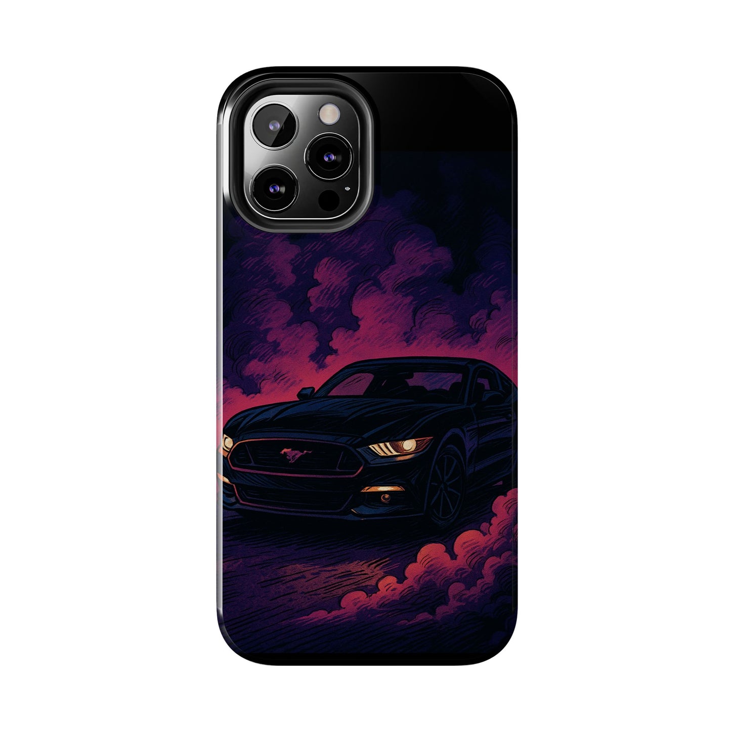 Car Phone Case Mustang/Purple
