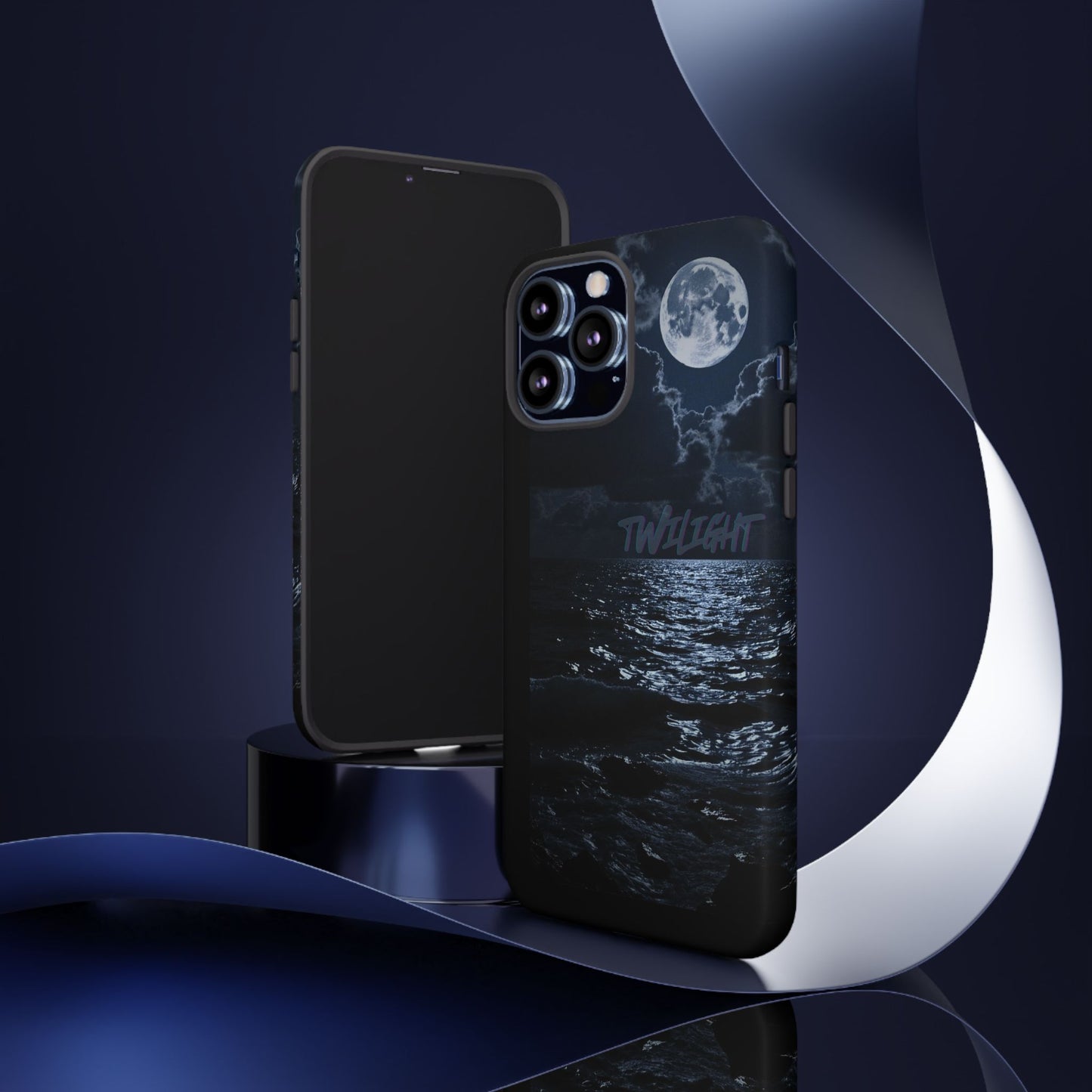 Tough Cases, iPhone Case with Twilight Name, Black, Glossy, Perfect Gift, Very Cool Design, Protective Phone Cover, Personalized Cell Phone