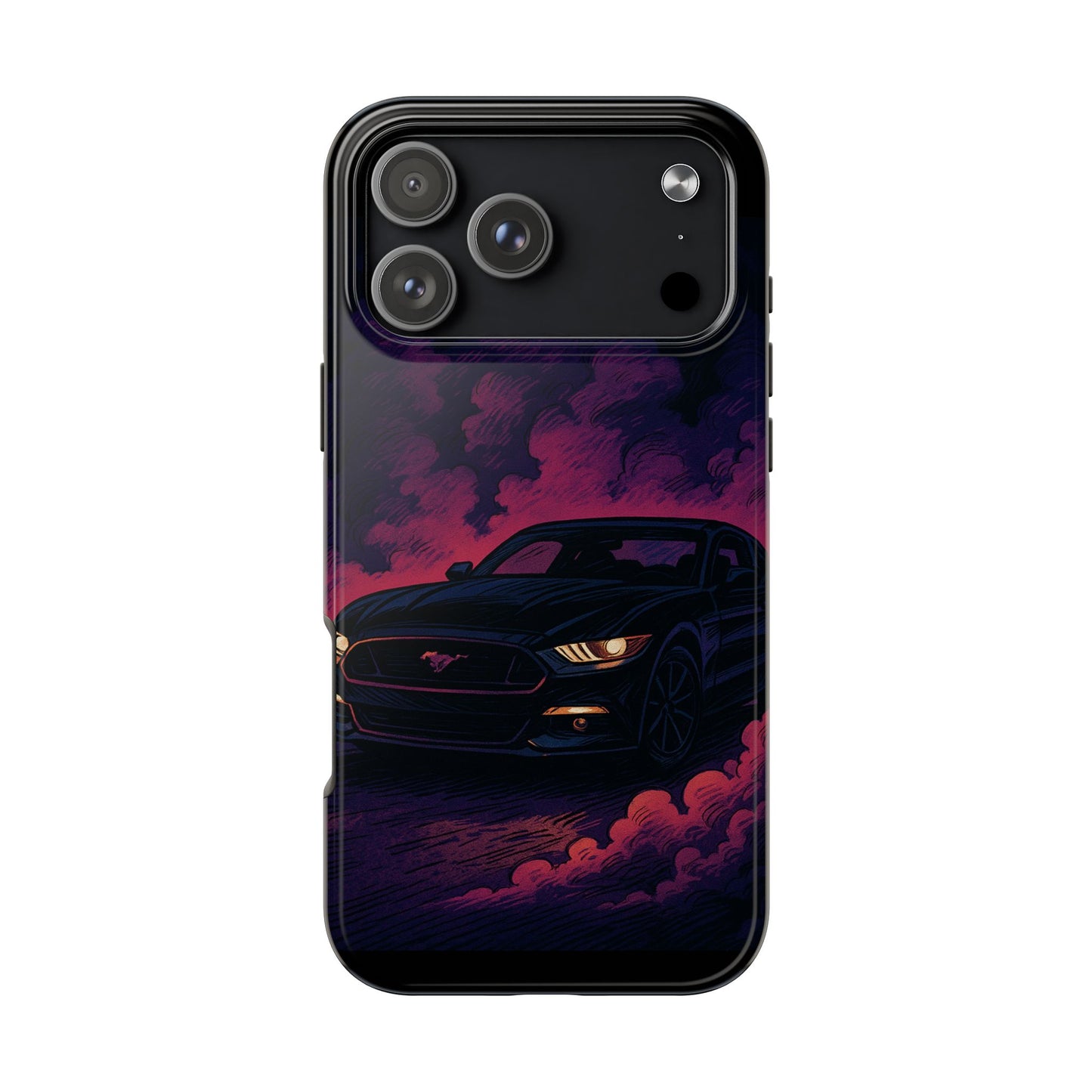 Car Phone Case Mustang/Purple