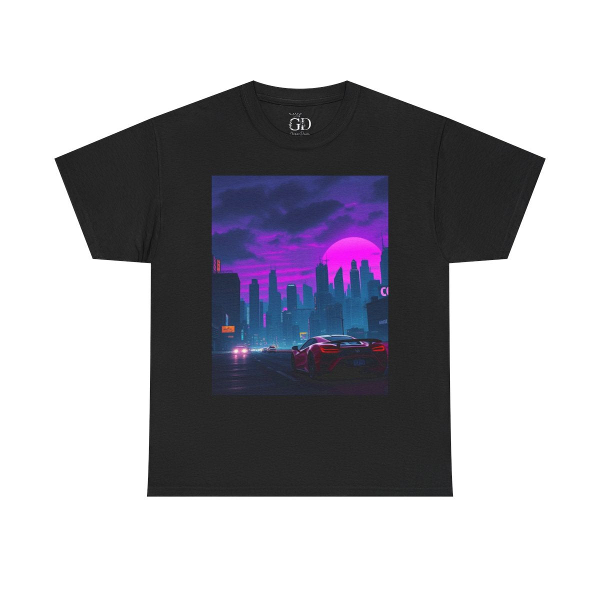 Sunset Car T-Shirt