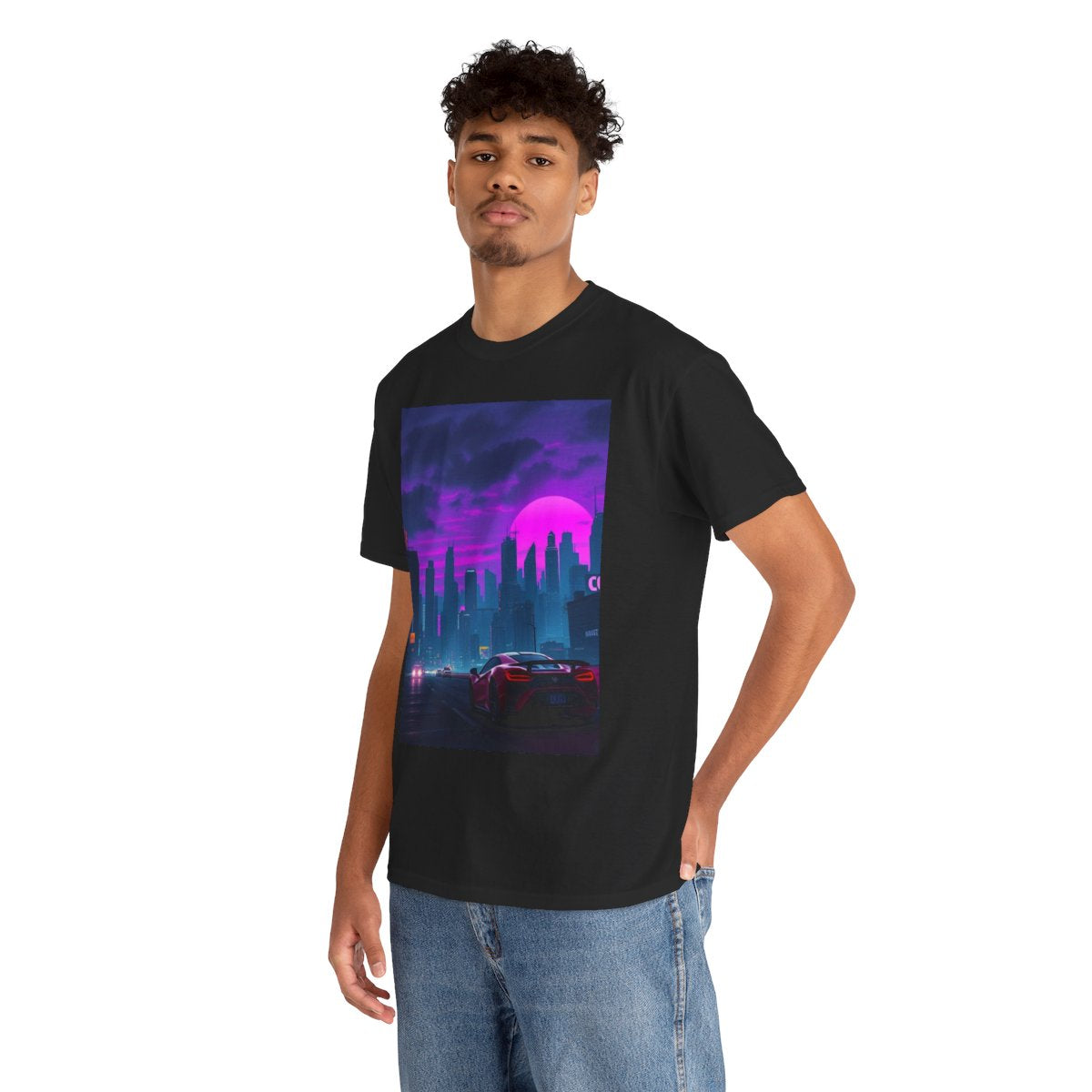 Sunset Car T-Shirt